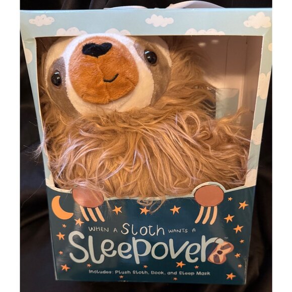 sloth sleepover plush toy - Picture 3 of 6
